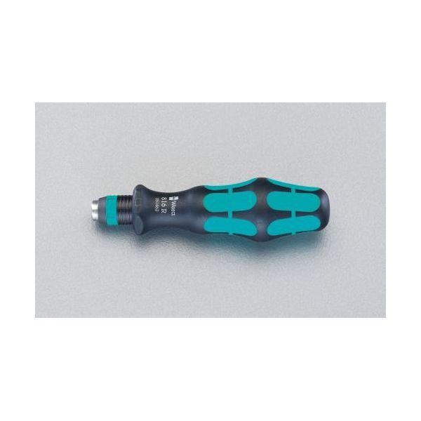 【個人宅配送不可】直送 代引不可 エスコ EA560WB-13  １／４“Ｈｅｘ−１４２ｍｍ ラチェット式 ドライバーハンドル EA560WB13【キャンセル不可】