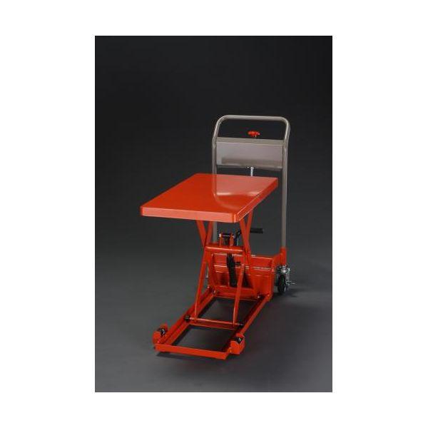 【個人宅配送不可】直送 代引不可 エスコ EA520XA-43A  ６００ｘ９００ｍｍ／４００Ｋｇ テーブルリフト 低床式 EA520XA43A【キャンセル不可】