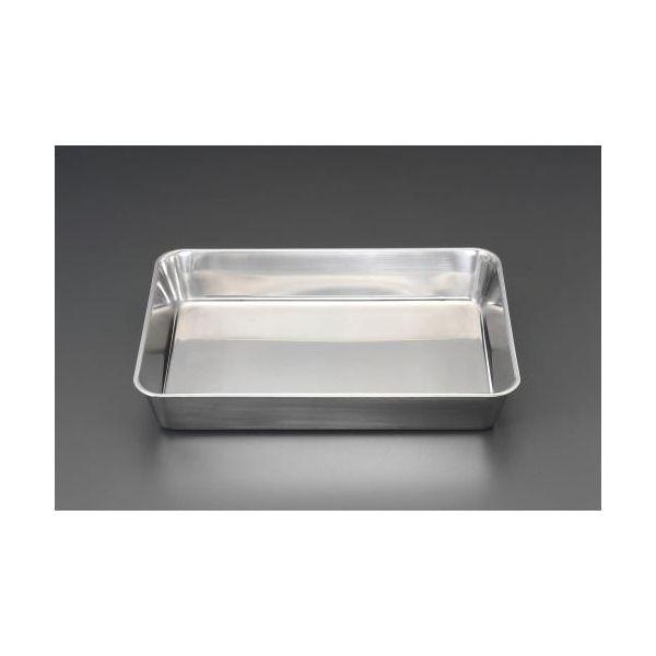 【個人宅配送不可】直送 代引不可 エスコ EA508SH-61  ５７６ｘ３６８ｘ９０ｍｍ ステンレス製 深型パーツトレー EA508SH61【キャンセル不可】