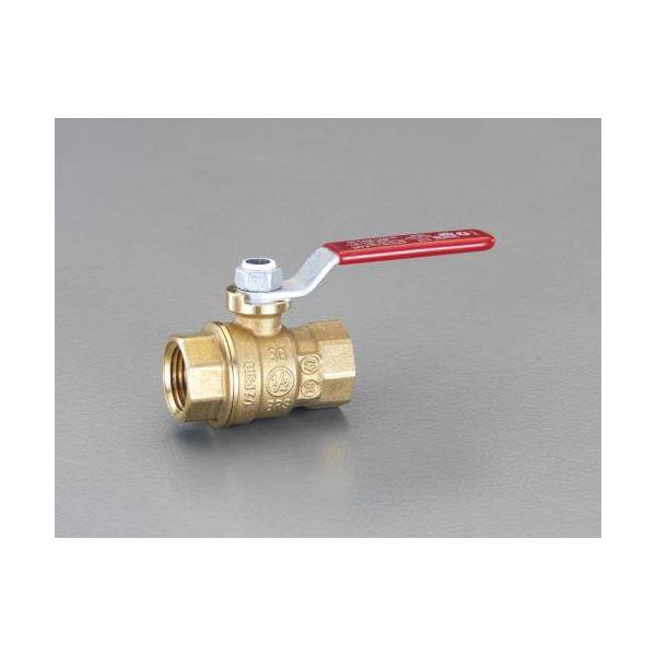 【個人宅配送不可】直送 代引不可 エスコ EA470AL-14  ＮＰＴ １・１／２“ ボールバルブ 真鍮製 EA470AL14【キャンセル不可】