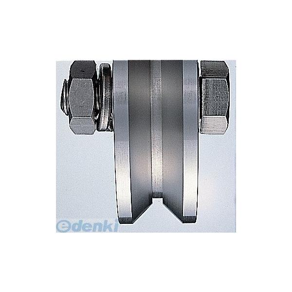 ヨコヅナ JCP-2005 440Cベアリング入ステンレス重量戸車 車のみ200mm V型 JCP2005