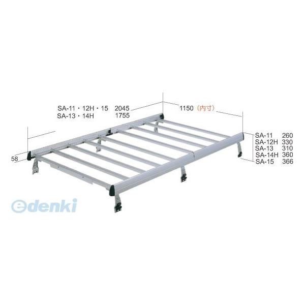 横山製作所 ROCKY SA-11 アルミルーフキャリア ミニキャブ クリッパー SA11の通販は 31,868円