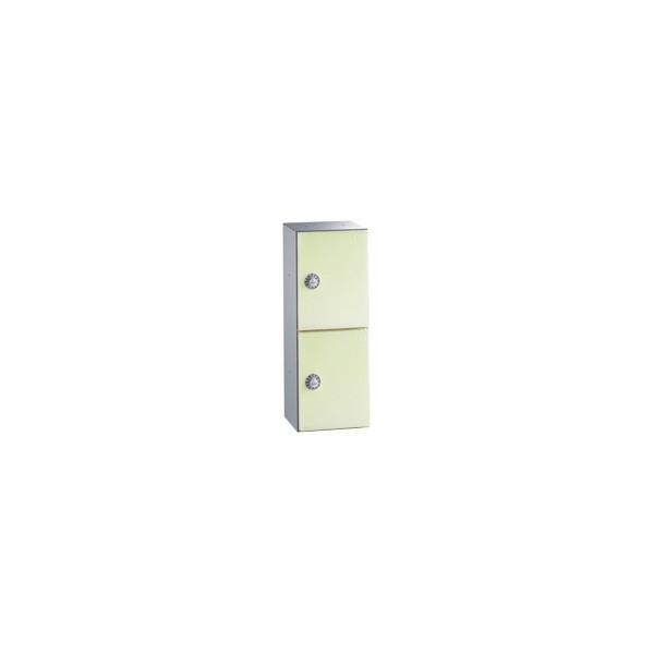 【受注生産品 納期-約3週間】ナスタ（NASTA)KS-PV200S-2C-LMプライベートボックス　ライム【2コ用】KSPV200S2CLM