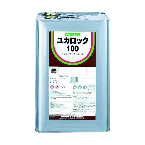 ロックペイント ロック 082011901 ユカ１００ グレー ２０ＫＧ 361-0489【キャンセル不可】