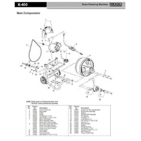リジッド RIDGID 30728 トルク リミッター F/K-400
