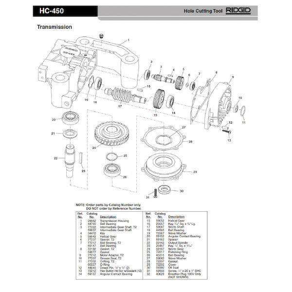 リジッド RIDGID 59152 ベアリング F/HC-450の通販は