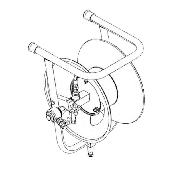 リジッド RIDGID 62882 H-5 ミニ ホースリール ホースナシ F/KJ2200