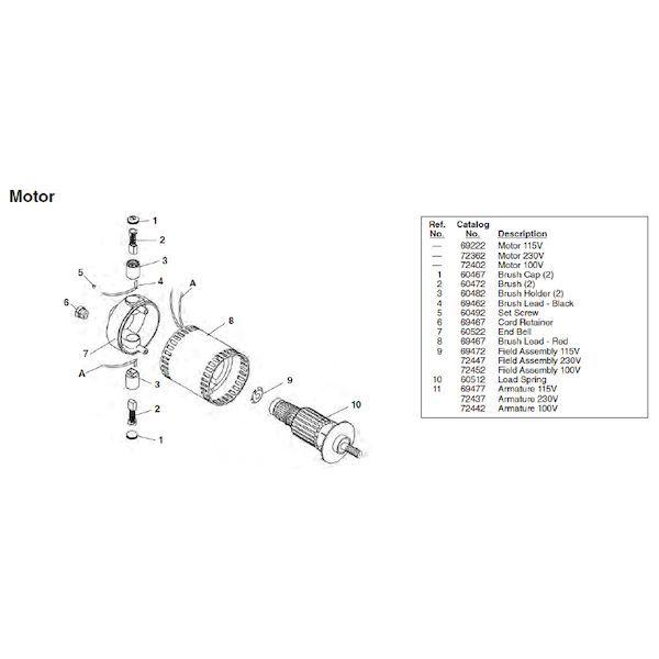 リジッド RIDGID 72452 フィールド アッセンブリー F/1210の通販は 12,334円