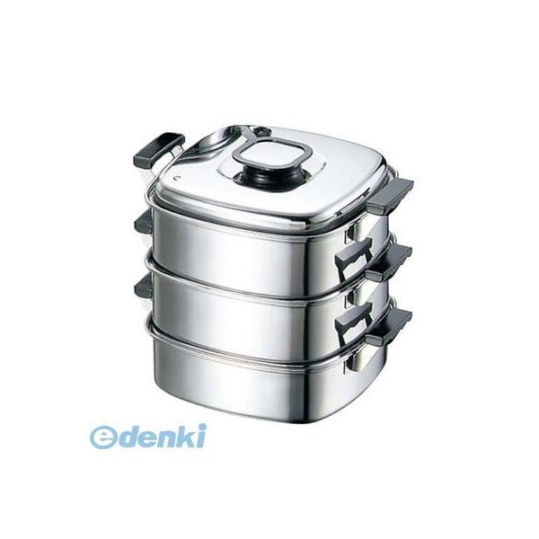 472900 モモ １８−０ プレス 角蒸器 ３段 ２９cm