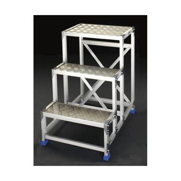 【個人宅配送不可】直送 代引不可 エスコ EA903BM-3 90cm/3段踏台 EA903BM3【キャンセル不可】