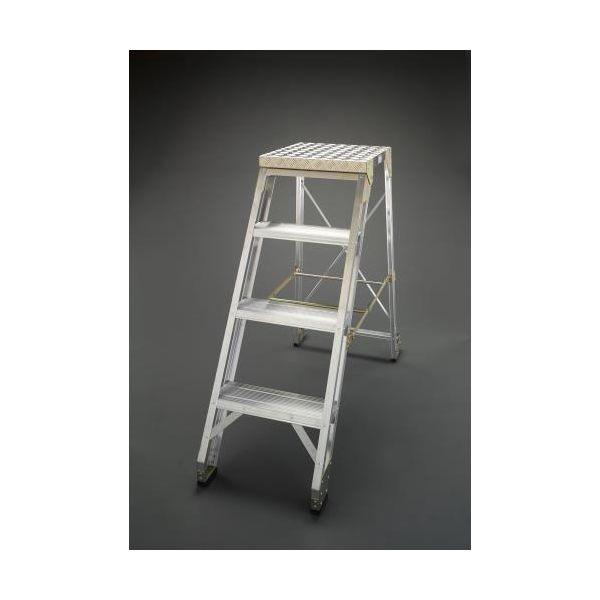 【個人宅配送不可】直送 代引不可 エスコ EA903XC-150  1500mm/5段踏　台 EA903XC150【キャンセル不可】