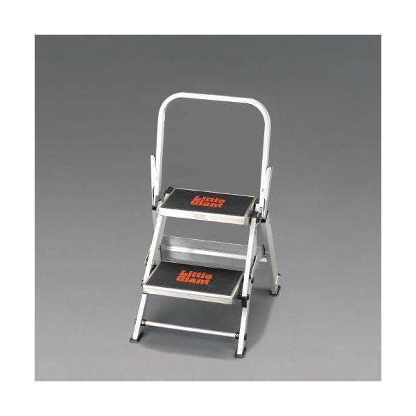 【個人宅配送不可】直送 代引不可 エスコ EA905EB-45 46cm/2段セフティーステップ EA905EB45【キャンセル不可】 21,994円