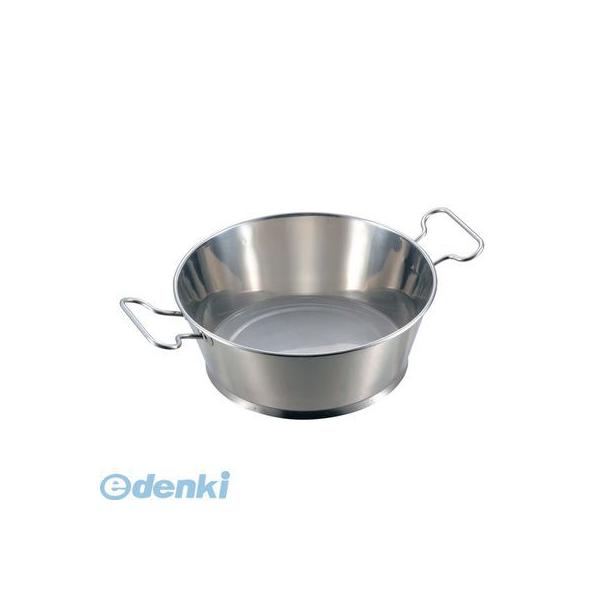 1289800 ＥＢＭ ステンレス 両手ハンドル パンチング油こし ２５cm