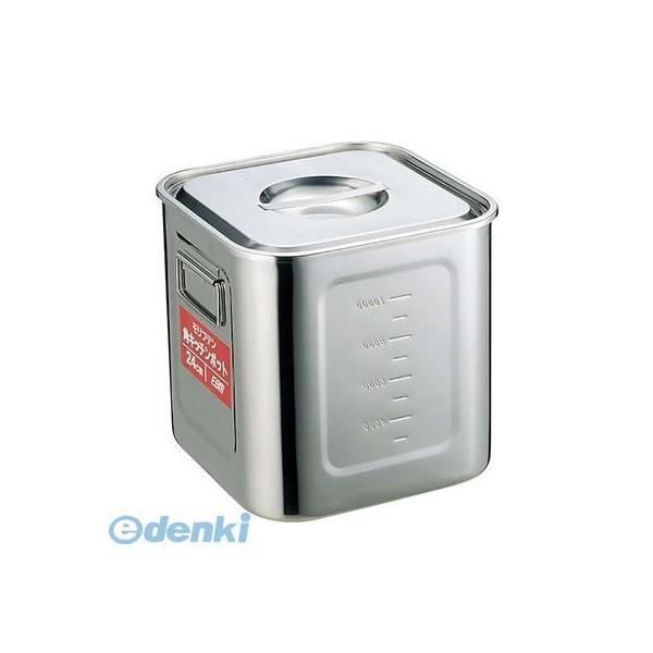 3021600 ＥＢＭ モリブデン 角型キッチンポット 目盛付 ２７cm