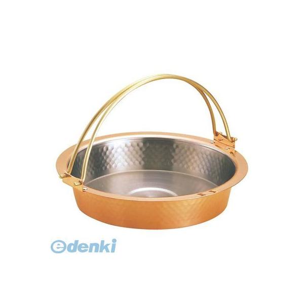 3280500 銅 槌目入 すきやき鍋 ツル付 Ｓ−２０５８Ｌ ２６cmの通販は 12,348円