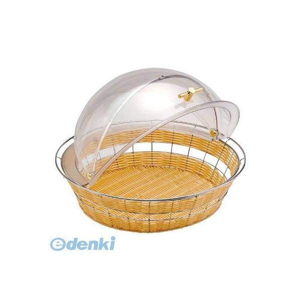 ブレッドバスケット　40149 PP製カバー付き バスケット丸型Gセット 40φ×31cm : 業務用 ベーカリーバスケット パンかご 籐バスケット 籐