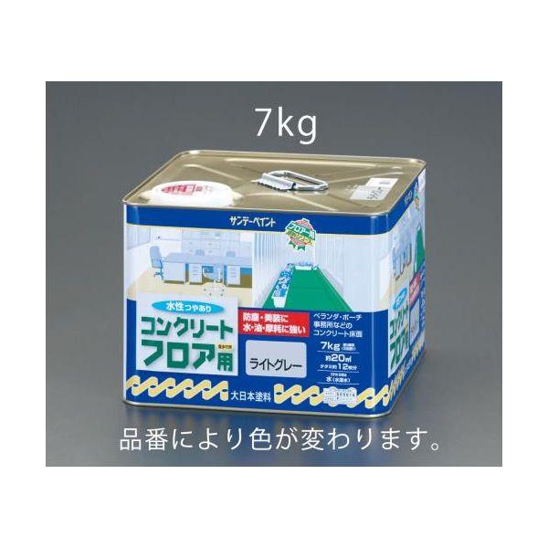 【個人宅配送不可】直送 代引不可 エスコ EA942EH-4  7kg水性コンクリートフロア用塗料若竹色 EA942EH4【キャンセル不可】