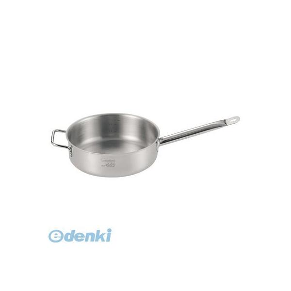 7688500 ＥＢＭ Gastro ４４３ 浅型片手鍋（蓋無）３０cm 向い手付