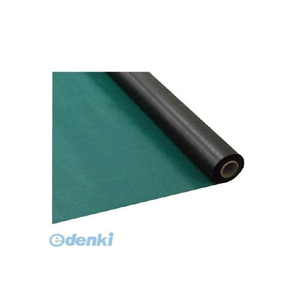 【個数：1個】ワニ印 003020 塩ビマット　Ｂ山（ライン）　グリーン１．５ｍｍ厚×９１５ｍｍ×２０ｍ巻