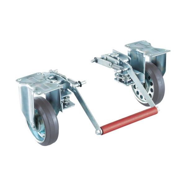 ＴＲＵＳＣＯ  200NKB プレス製台車 ドンキーカート ２００番用ブレーキ固定車輪付 4989999187359の通販は