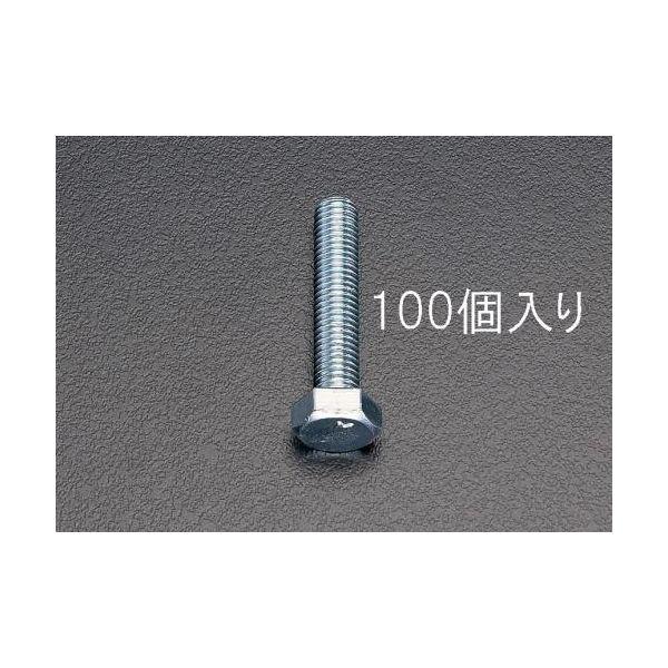 エスコ EA949HE-107 M10x75mm六角頭全ネジボルト 100コ EA949HE107【キャンセル不可】