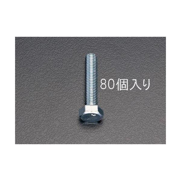 エスコ EA949HE-109 M10x100粍六角頭全螺旋釘雄螺旋 80コ EA949HE109【取り止める不可】