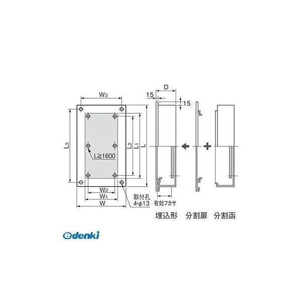 パナソニック（Panasonic） ［BPXF23V］ 盤用キャビネットＮＥ型　扉　埋込形