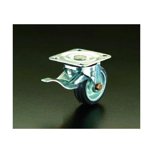 【個人宅配送不可】直送 代引不可 エスコ EA986HC-160  160mm自在金具キャスターブレーキ付 EA986HC160【キャンセル不可】