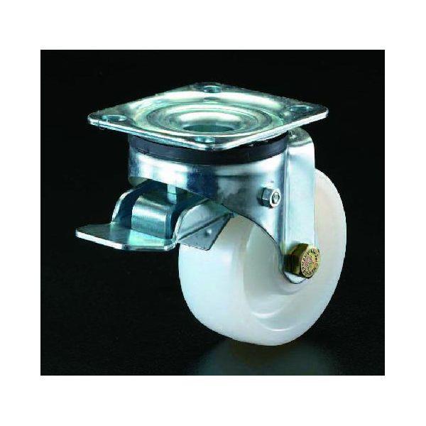 【個人宅配送不可】直送 代引不可 エスコ EA986HM-3  125mm自在金具ナイロンキャスターB付 EA986HM3【キャンセル不可】