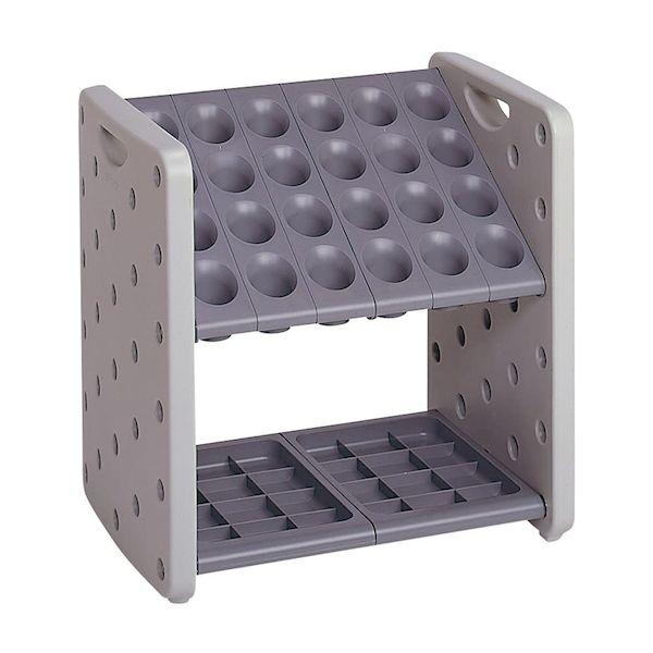 【個数：1個】4904771635064 直送 代引不可 テラモト 傘立てアーバンピット 24本立 グレー K24