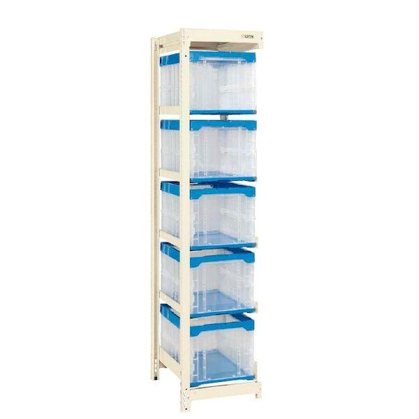 【個人宅配送不可】サカエ  CR-50BLRN  直送 代引不可・他メーカー同梱不可 車上渡し コンテナラックケース CR50BLRN