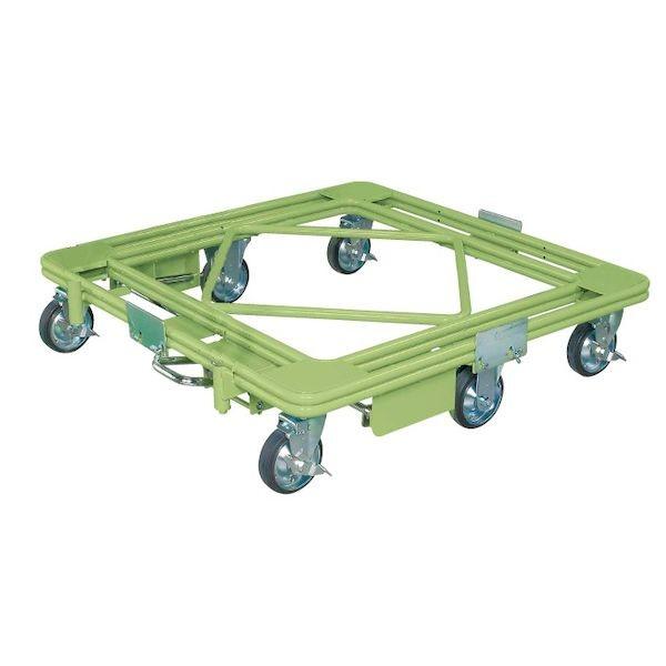 【個人宅配送不可】サカエ RH-2FBG 直送 代引不可・他メーカー同梱不可 車上渡し 自在移動回転台車 RH2FBG
