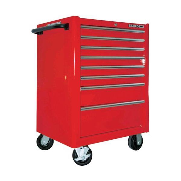 【個人宅配送不可】【海外手配品 納期-約2ヶ月】バーコ K1475K8PSV 直送 代引不可 ８段引き出し　ロールキャブ　カーマインレッド　ゴムマット仕様天板