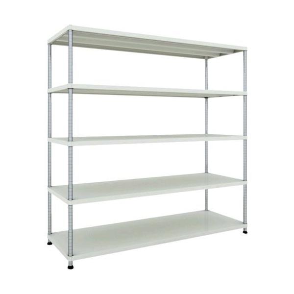 【個人宅配送不可】ＴＲＵＳＣＯ PER6665W 直送 代引不可・他メーカー同梱不可 スチールラック フェニックスラック １８００Ｘ６００ ５段 Ｗ色 抗菌粉体塗装