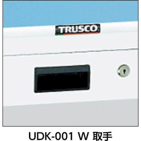 【個人宅配送不可】ＴＲＵＳＣＯ BO1575UDK1 直送 代引不可・他メーカー同梱不可 ＢＯ型軽量作業台 １５００Ｘ７５０ＸＨ７４０ 薄型１段引出付 ホワイト色_4
