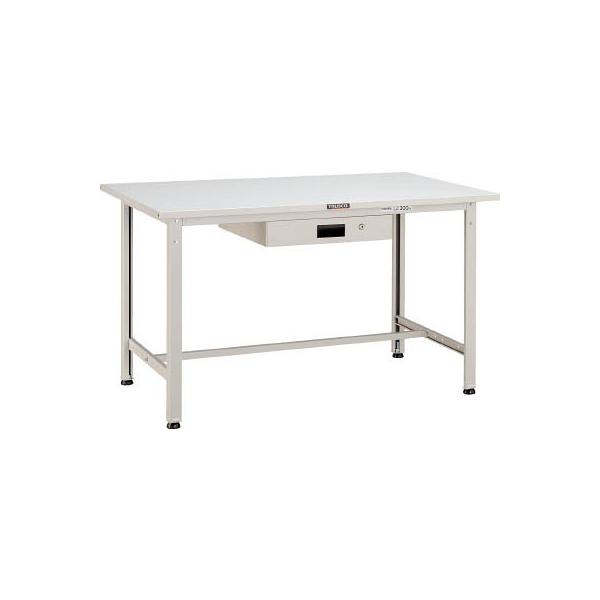 【個人宅配送不可】ＴＲＵＳＣＯ SAE1200UDK1DG 直送 代引不可・他メーカー同梱不可 ＳＡＥ型作業台　１２００Ｘ７５０ＸＨ７４０　薄型１段引出付　ＤＧ色