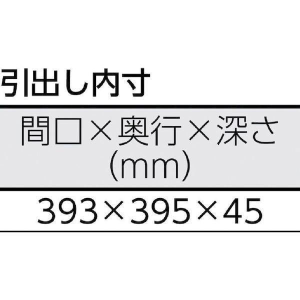【個人宅配送不可】ＴＲＵＳＣＯ SAE0960UDK2W 直送 代引不可・他メーカー同梱不可 ＳＡＥ型作業台 ９００Ｘ６００ＸＨ７４０ 薄型２段引出付 ホワイト色_2