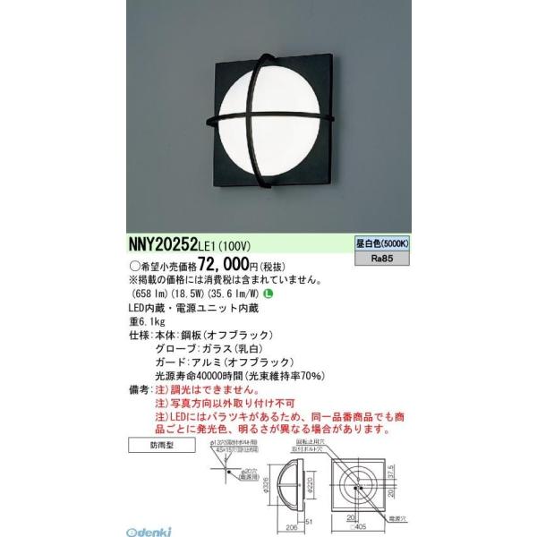 パナソニック Panasonic NNY20252LE1 LEDブラケット パナソニック Panasonic NNY20252LE1 LEDブラケット