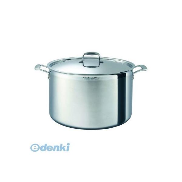 ステンレス クローバー 半寸胴鍋 30cm 蓋付き 13L 寸胴鍋 ステンレス