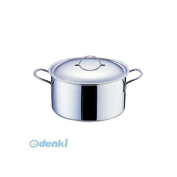 deBUYER(デバイヤー) 半寸胴鍋 18-10プライオリティ 24cm 蓋付 3694-24
