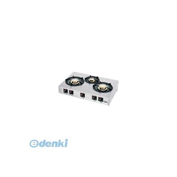 ［DKV2101］ ガステーブルコンロ親子三口コンロ Ｍ−２２３Ｃ     ＬＰガス 4905001254956 マルゼン TKGの通販は