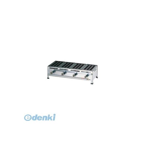 GTK221 関西式たこ焼器（１５穴） ２枚掛 ＬＰガス 4905001275364 関西式たこ焼器2枚掛 TKG 荒木金属製作所