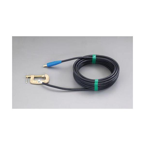 エスコ EA315AR-10 直送 代引不可・他メーカー同梱不可 溶接機用ケーブル2次側 EA315AR10 100V・30A 花・ガーデン・DIY工具 個人宅配送不可 エスコ EA315AR