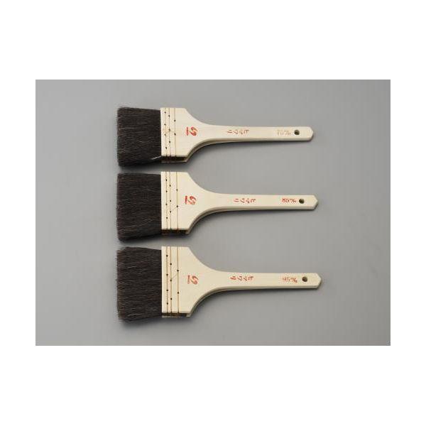 エスコ EA109ME-24 ３本組　万能刷毛 EA109ME24【キャンセル不可】