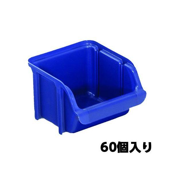 【個人宅配送不可】直送 代引不可 エスコ EA661CJ-16  １０３ｘ１１５ｘ　７４ｍｍ　パーツトレー（重ね置型・青／６０個） EA661CJ16【キャンセル不可】