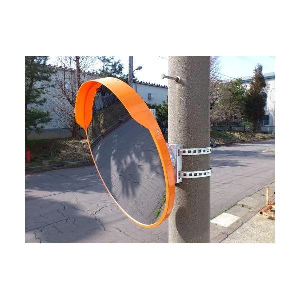 【個人宅配送不可】直送 代引不可 エスコ EA724ZY-12  φ８００ｍｍ　大型安全ミラー　（電柱用／アクリル製） EA724ZY12【キャンセル不可】