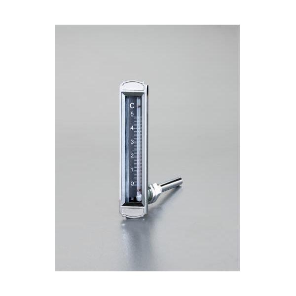 エスコ EA727AD-4 直送 代引不可 ０−　５０?Ｃ／　５０ｍｍ　温度計・丸型保護枠付（直型） EA727AD4 エスコ -20-50ﾟC⁄150mm 温度計・丸型保護枠付(L型) EA727AD-