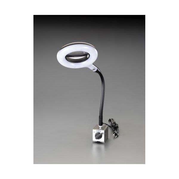 【個人宅配送不可】直送 代引不可 エスコ EA756TS-51 x2.3/ 85mm ルーペ(LEDライト・マグネット付) EA756TS51【キャンセル不可】