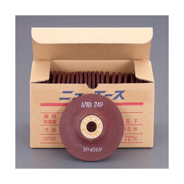 【個人宅配送不可】 エスコ EA809YE-24 直送 代引不可 １００ｘ４ｍｍ／ＷＡ２４Ｐ　オフセット型砥石（２５枚） EA809YE24【キャンセル不可】