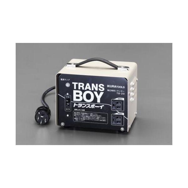 【個人宅配送不可】直送 代引不可 エスコ EA815ZF-1  ＡＣ２００Ｖ→ＡＣ１００Ｖ／１．５ｋＶＡ　降圧トランス EA815ZF1【キャンセル不可】